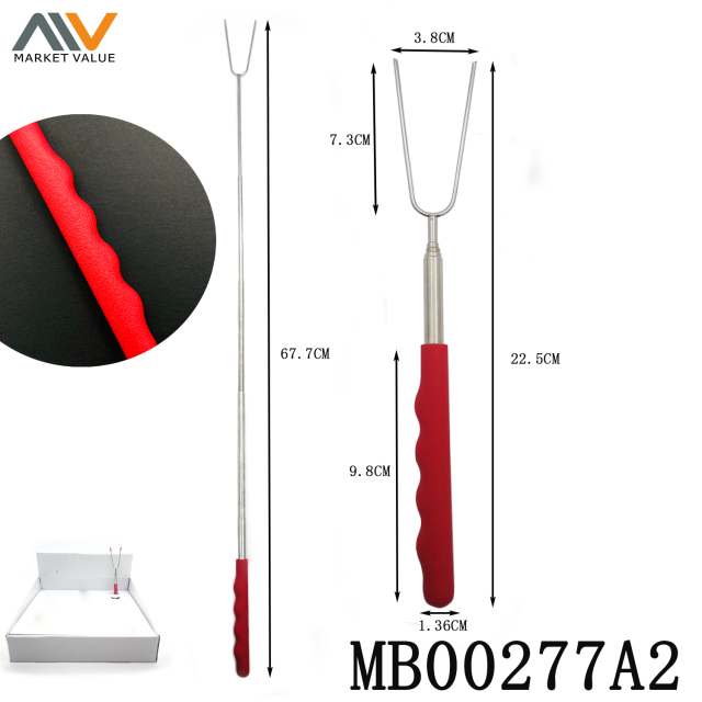 Extendable BBQ Fork with PP Handle 24PC Display box