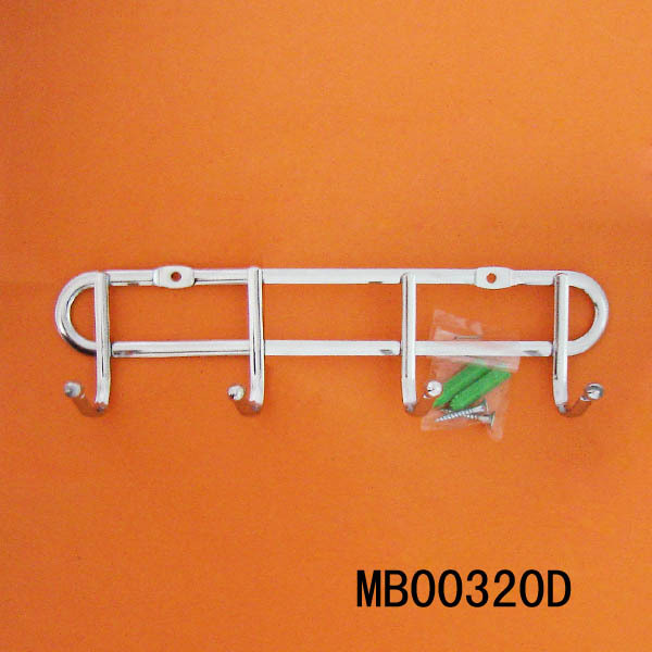 4 IN CHROME HOOK HANGER FLAT WIRE