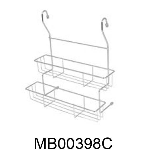 CHROMIUM CORNER SHELF UNIT COLOR SLEEVE style 2