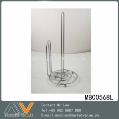 METAL CHROME TOWEL HOLDER TAG CARD