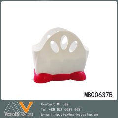 PLASTIC CUTLERY HOLDER IN POLY BAG