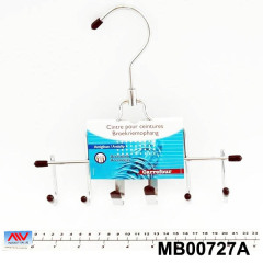 6PCS CHROME CLOTHES HOOK