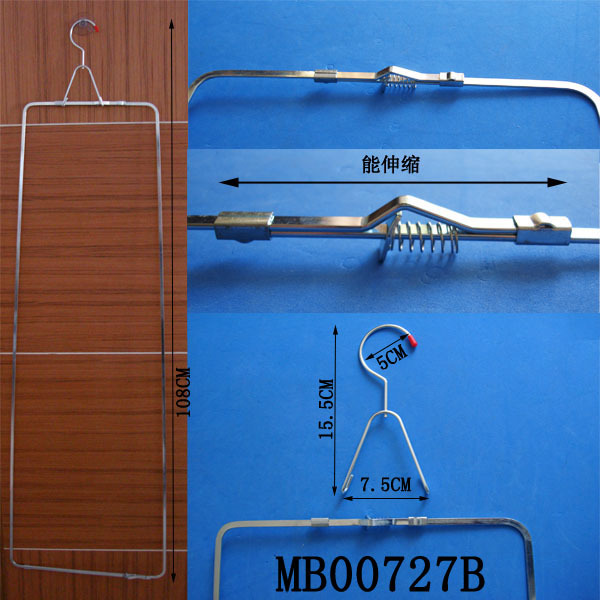CHROME CLOTHES HOOKLARGE PANT STRETCHER