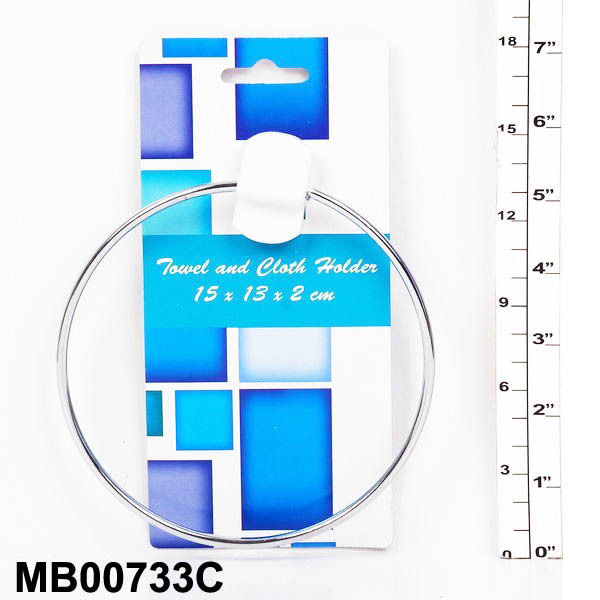 CHROME PLATE TOWEL and CLOTH HOLDER TC