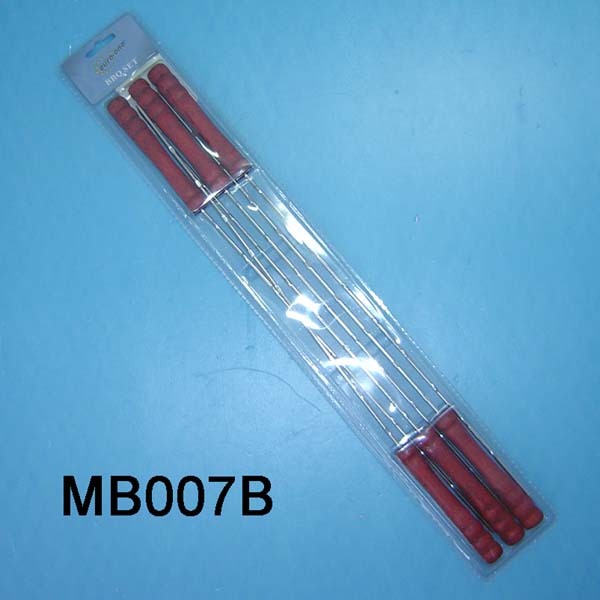 6PCS BBQ SKEWER L-40CM