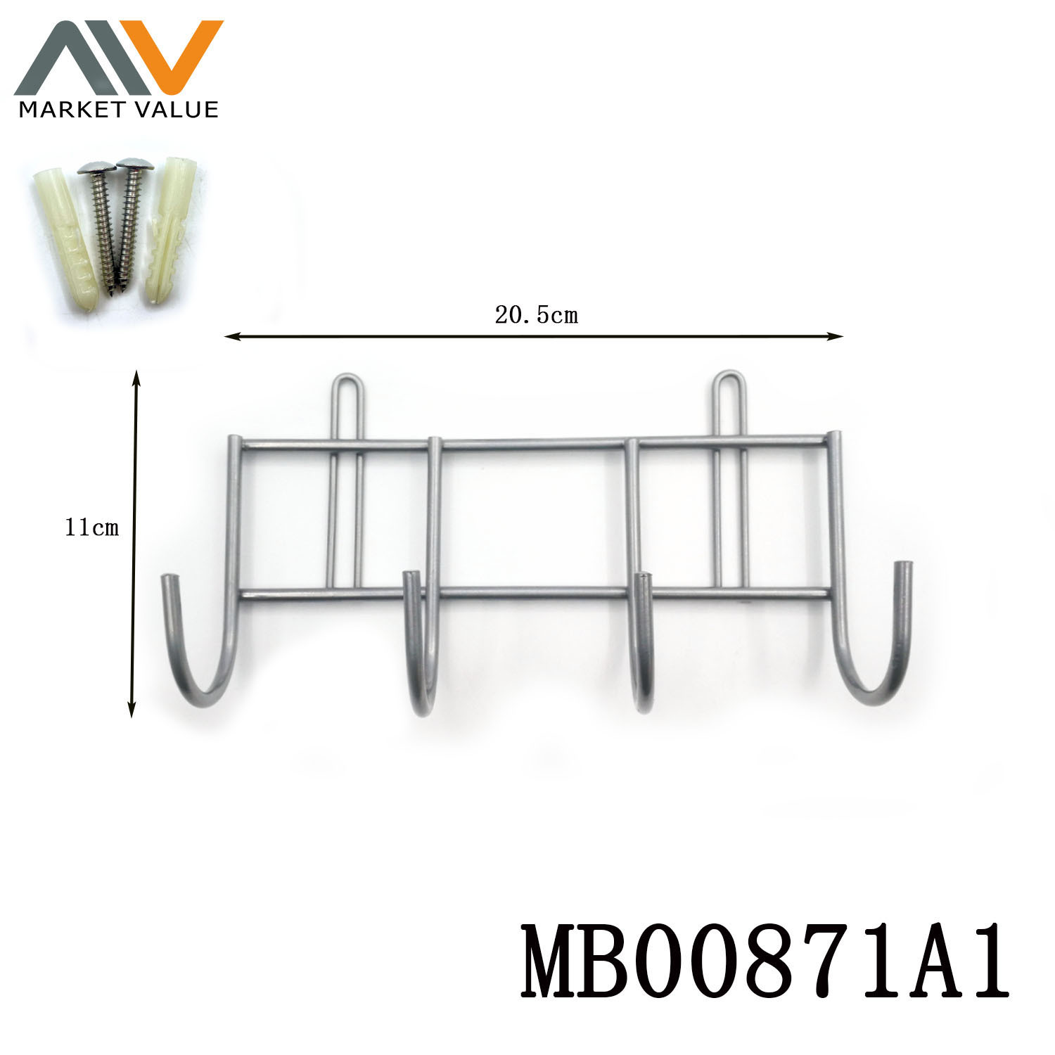 4Hooks bathroom hook TC