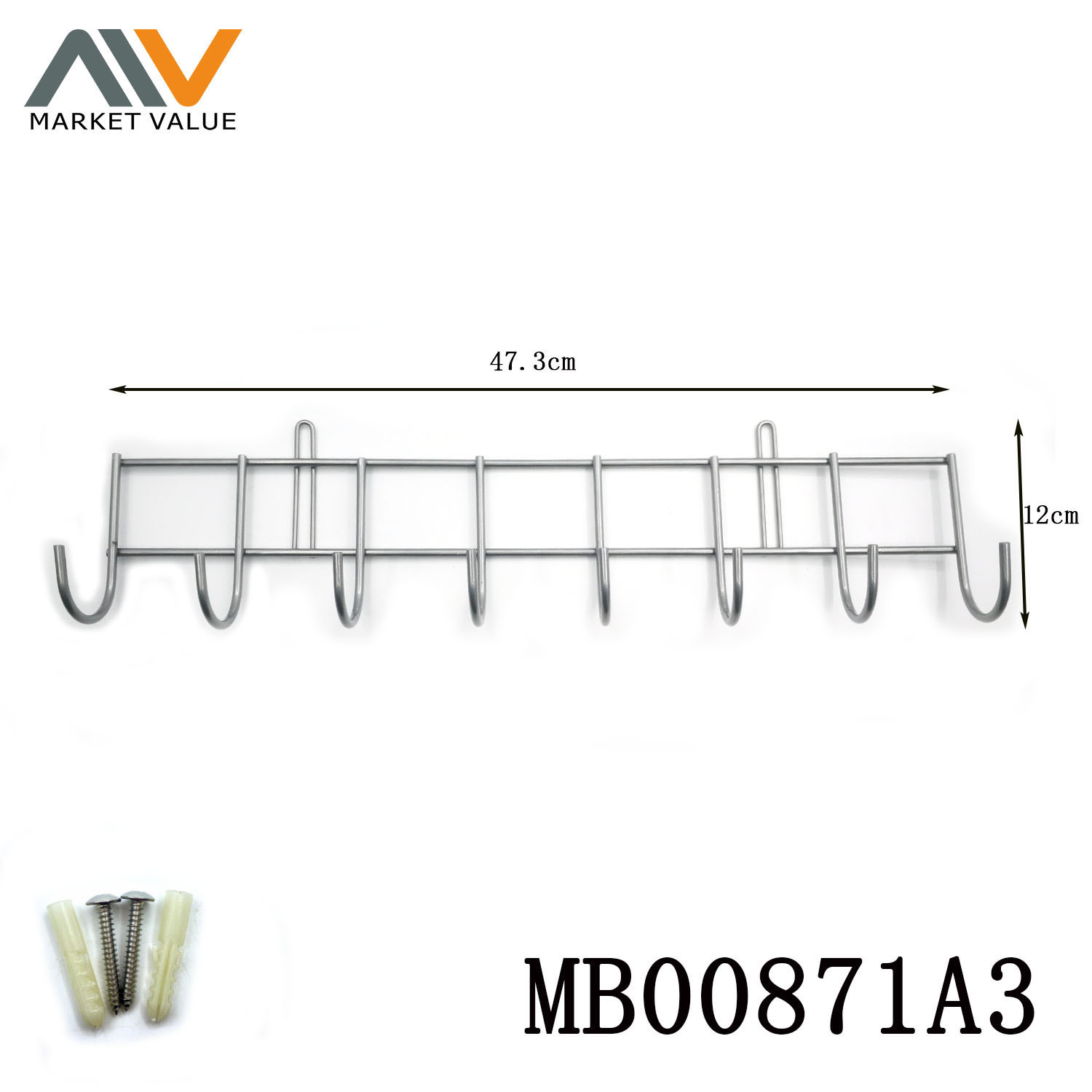 8Hooks bathroom hook TC