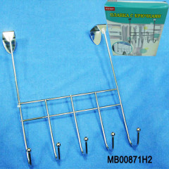 5 HOOKS CHROME PLATE OVER DOOR HOOK in CB