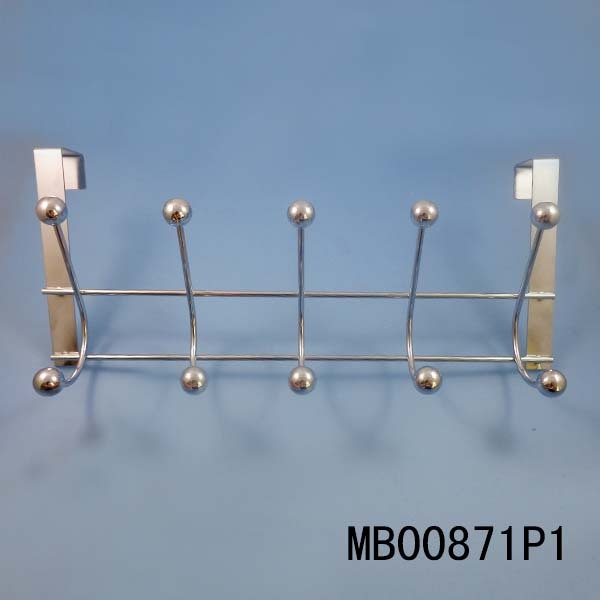 10 HOOK OVER DOOR HOOK STEEL BEAR TC