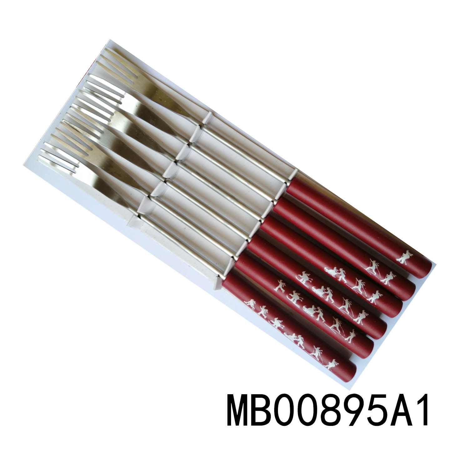 6PCS FONDUE FORKS with PP Hand