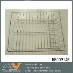 GALVANIZED STEEL KITCHEN STORAGE DISH DRAINER