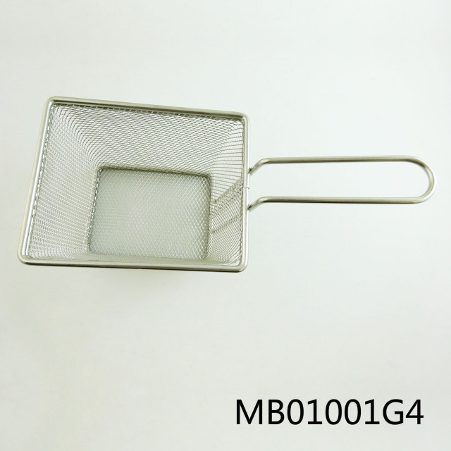 RECTANGLE STAINLESS STEEL BASKET NETTING with Handle