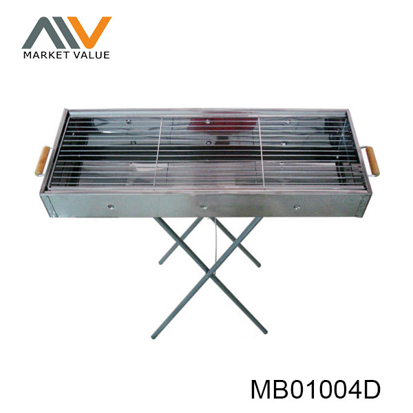 SS BBQ OVEN with NET with TUBE LEG IN BROWN BOX