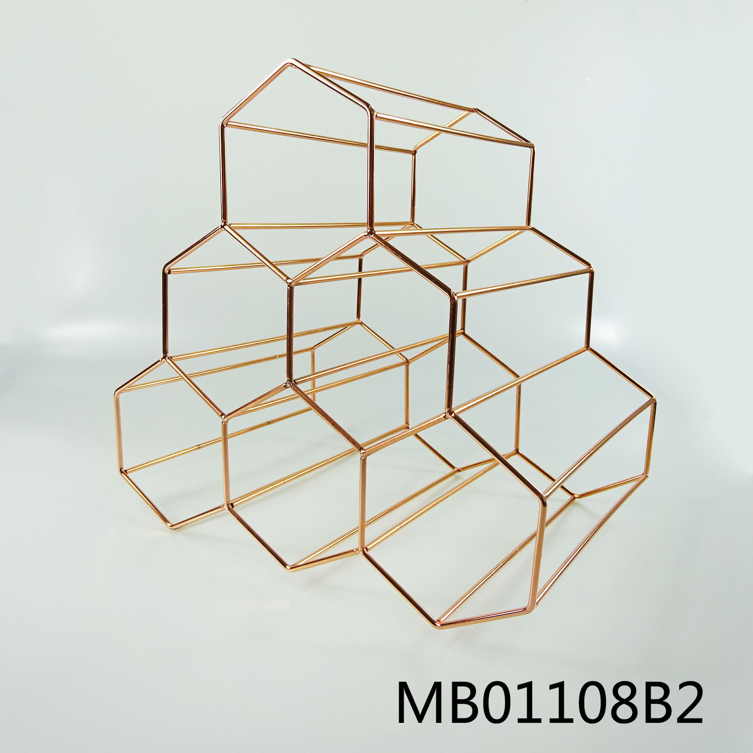 CHROME BOTTLE RACK HANG-TAG