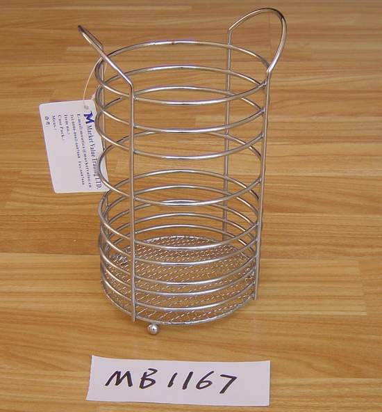 CHROME CUTLERY HOLDER