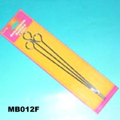 3PCS CHROME BBQ SKEWERS