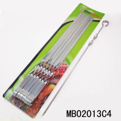 6PCS 45cm SS BBQ SKEWER TC