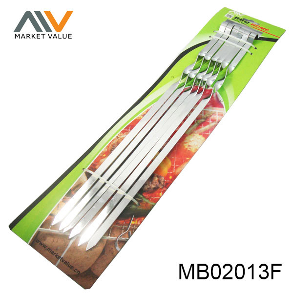 6PCS 45cm.BBQ SKEWER TC