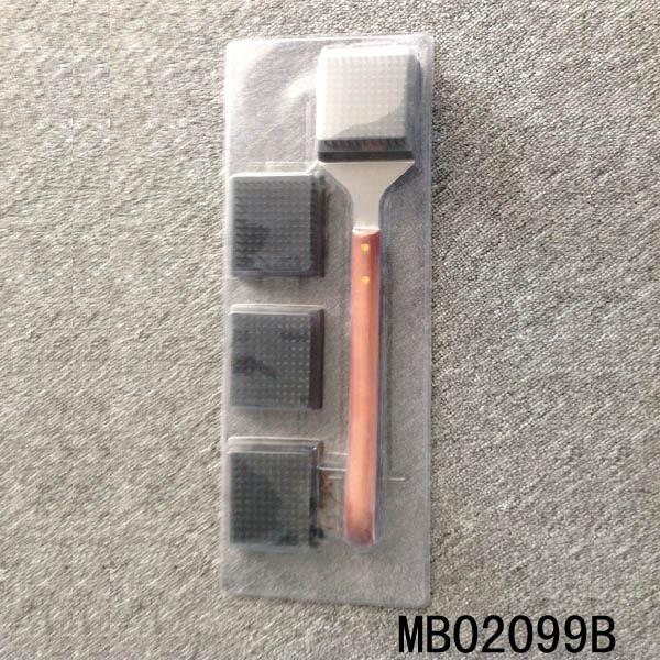 WOODEN Handle SS BBQ BRUSH