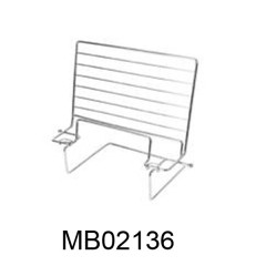 CHROME COOKBOOK RACK Color sleeve