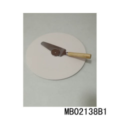 PIZZA BAKING STONE with CHEESE SHOVEL