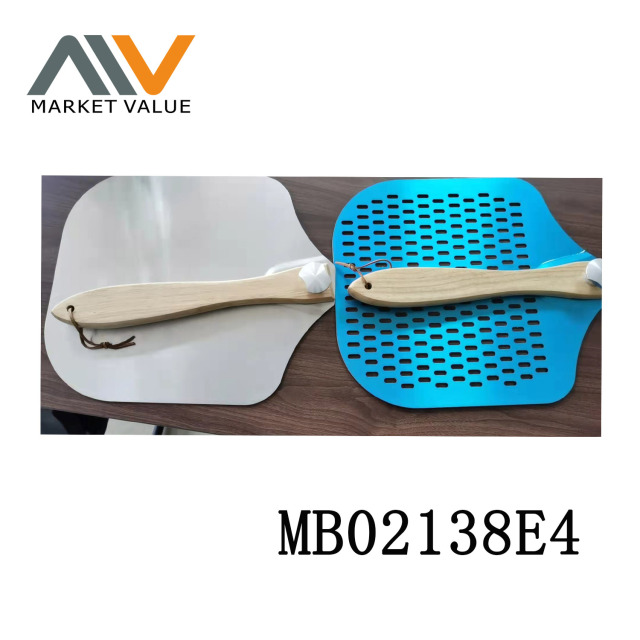 AULMINIUE PIZZA SHOVEL with WOODEN Handle HANGTAG