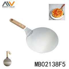 10in SS PIZZA SHOVEL with WOODEN Handle Hand TAG