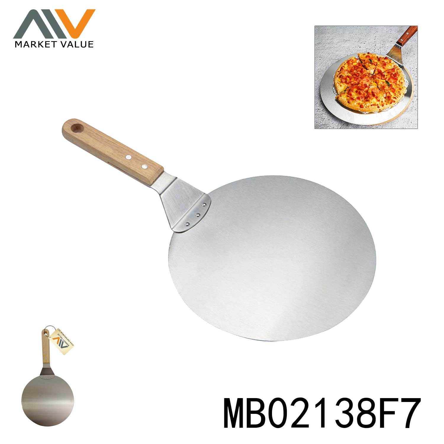14in SS PIZZA SHOVEL with WOODEN Handle Hand TAG
