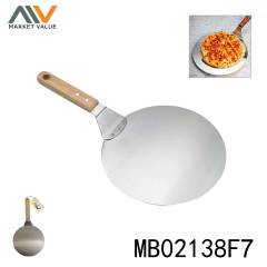 14in SS PIZZA SHOVEL with WOODEN Handle Hand TAG