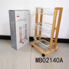 3 LAYER Wood with WIRE STORE SHELF CB