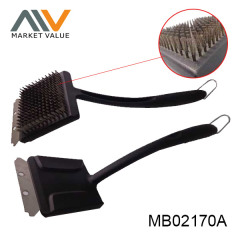 PLASTIC Handle SS BBQ BRUSH TC