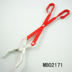 BBQ ALUMINIUM CHARCOAL GRILL CLIPHOT DOG TONG style 2