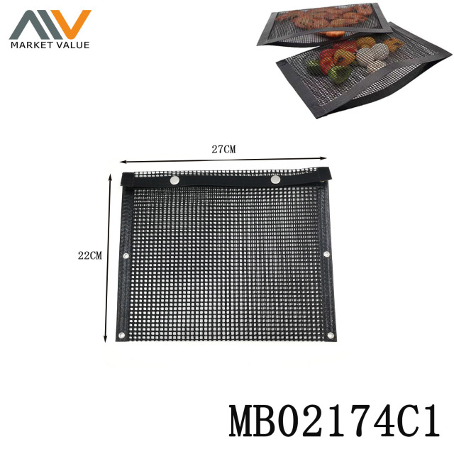 NON STICK BBQ Bag with Label PTFE Coated