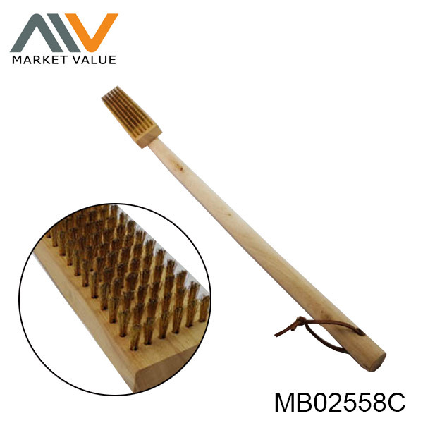 PIZZA PLATE BRUSH with WOODEN Handle TAG