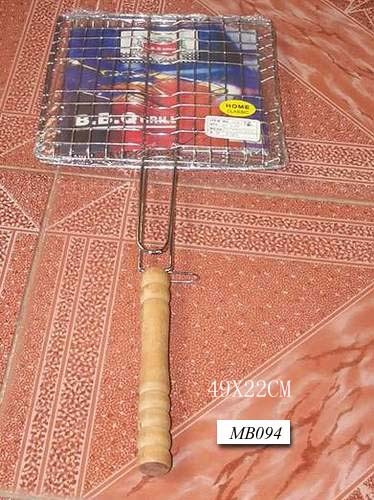 WOOD Handle BBQ GRILL