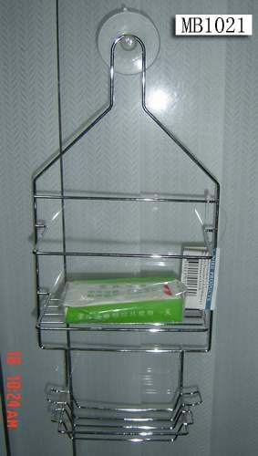 CHROME BATH RACK