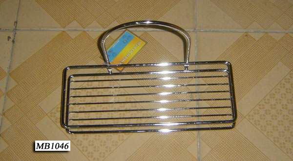 CHROME BATH RACK style 3