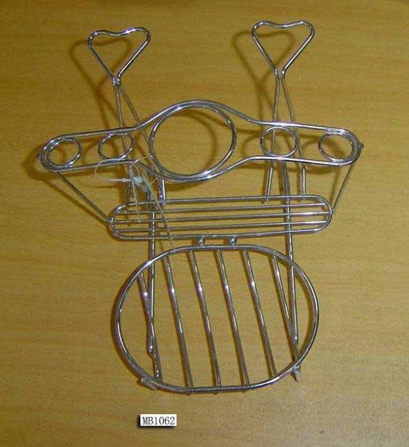 CHROME TOOTHBRUSH RACK