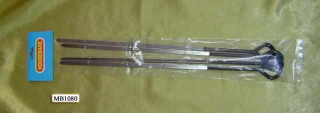 4PCS BBQ SKEWER PVC COATING Handle