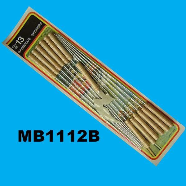 12 PCS BBQ SKEWER and KNIFE
