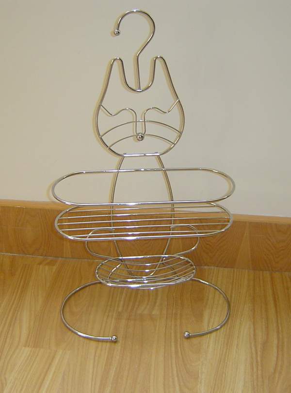 CHROME BATH RACK style 5