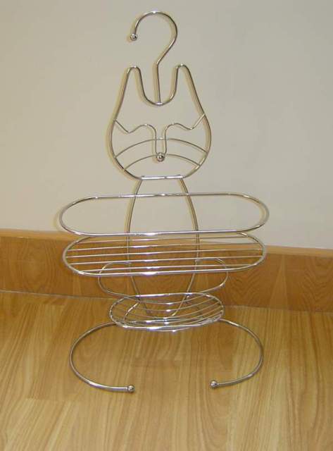 CHROME BATH RACK style 5