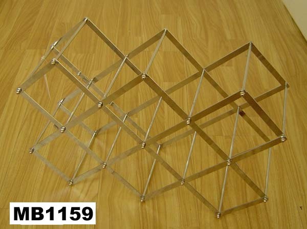 10PCS FOLDING RED WINE BOTTLE RACK