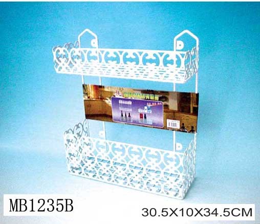 SHOWER CADDY COATING VINYL with FLOWER DESIGN style 2