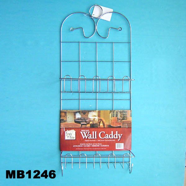 CHROME PLATE WALL CADDY style 2
