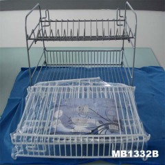 2 LEVEL BOWL and DISH SHELF FOLDING
