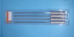 4PCS SS BBQ SKEWER with CANNULATION