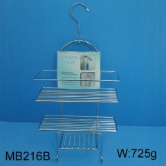 CHROME PLATED SHOWER CADDY CARD