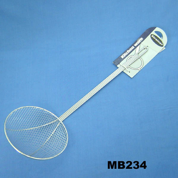 6inCHROME STRAINER WHandle TAG