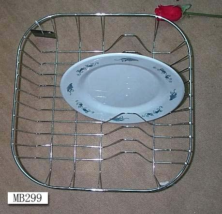 CHROME DISH RACK TAG